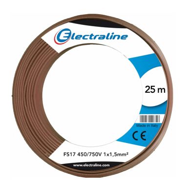CAVO UNIPOLARE FS17 450/750V 1X1,5 25M MARRONE