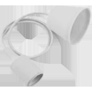 PENDEL E27 98CM BIANCO IN PLASTICA E SILICONE