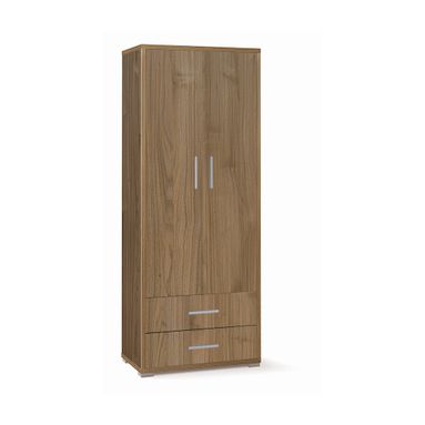 MOBILE 2 ANTE 2 CASSETTI 71X41XH182CM STRUTTURA NOCE STELVIO FRONTALE NOCE STELVIO