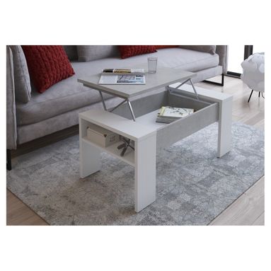 TAVOLO BASSO ANDREA 100X50XH43CM OSSIDO