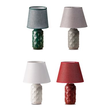 LAMPADA IN CERAMICA KAEL D25XH38CM IN 4 COLORI