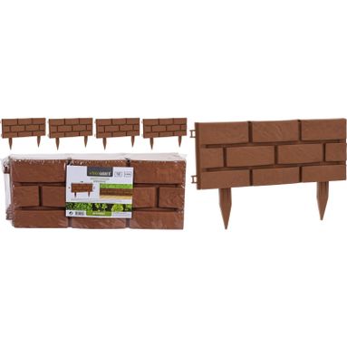 SET 4 BORDI IN PLASTICA 42XH17CM PER AIUOLE EFFETT