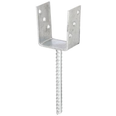 STAFFA PORTAPALO AD U 91X60X104MM CON ANCORAGGIO