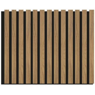 PANNELLO DECORATIVO FONOASSORBENTE EUROACUSTIC FLEX 9MM ROVERE 60X275CM PER INTERNO