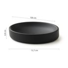 portasapone-brenda-14x10xh3cm-nero-matt