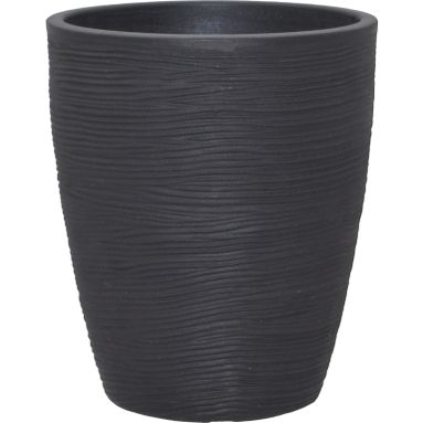 TRONCO CONICO RIGATO SHABBY D.30XH36CM GHISA