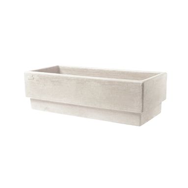 CASSETTA AMANTEA 70X31XH22CM BIANCO PERLA CON FASC