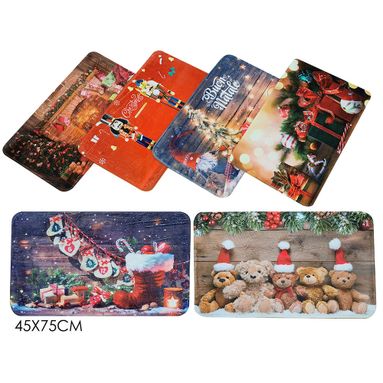 TAPPETO NATALIZIO IN MEMORY 45X75CM 4 FANTASIE.