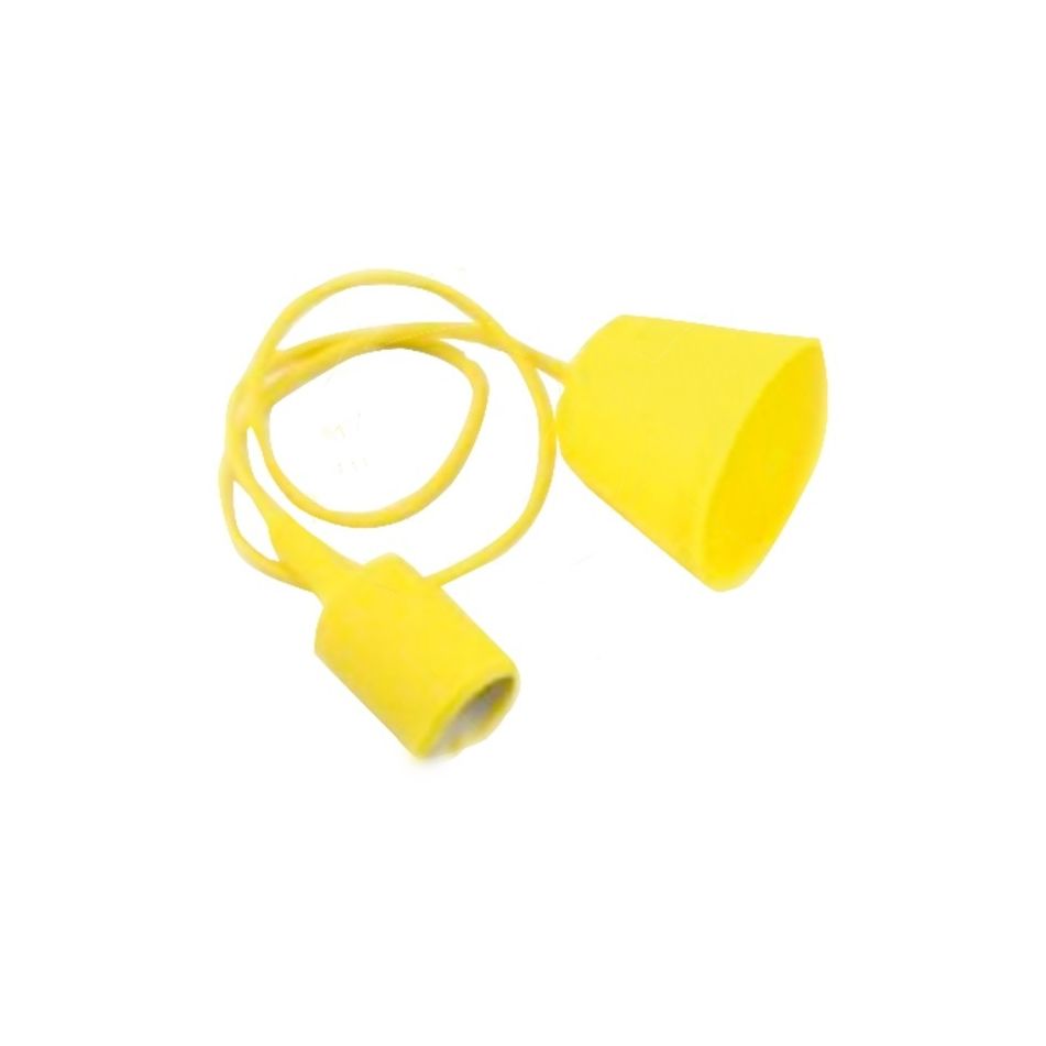 pendel-e27-98cm-giallo-in-plastica-e-silicone