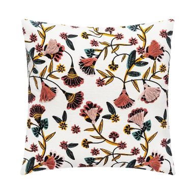 FEDERA PER CUSCINI GIPSY 40X40CM BIANCA DECORATA