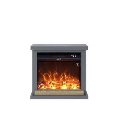 CAMINETTO SORANO 1500W 75X25XH67CM GRIGIO
