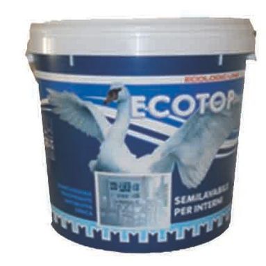 ECOTOP IDROPITTURA SEMILAVABILE BIANCA 14L INTERNI