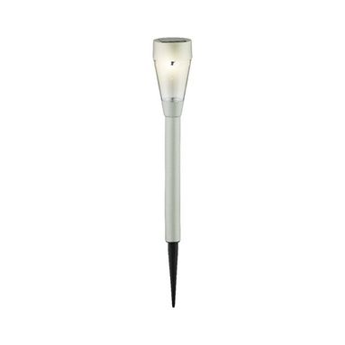PALETTO SOLARE 1 LED BIANCO CALDO D.6XH32CM ARGENT