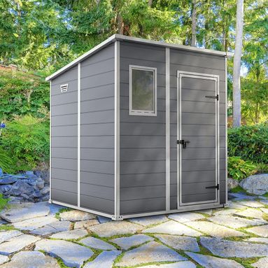KETER CASETTA DA GIARDINO MANOR PENT 6x6 GRIGIO