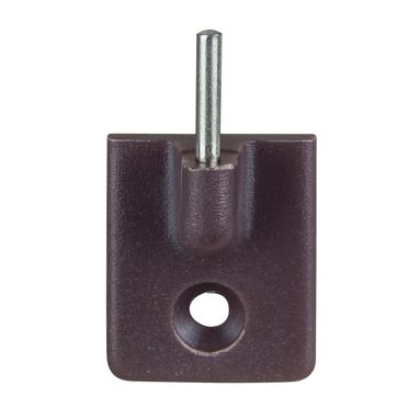 4 GANCI ADESIVO MARRONE