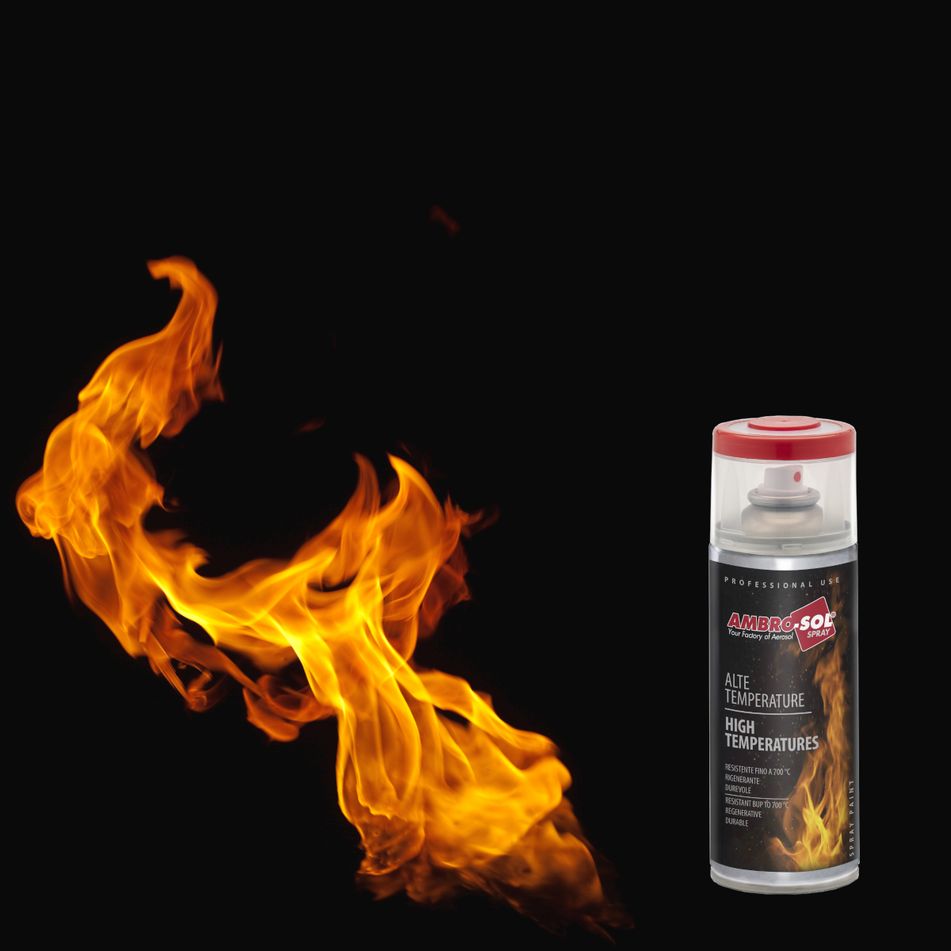 VERNICE ALTE TEMPERATURE 400ML NERO OPACO SPRAY | Bricomarket