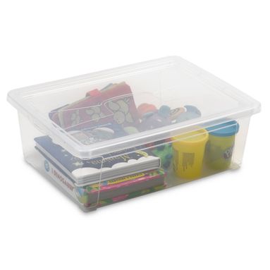 CONTENITORE EASY BOX 11 40X30XH13CM TRASPARENTE