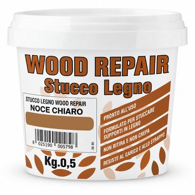 STUCCO PER LEGNO WOOD REPAIR 500GR NOCE CHIARO