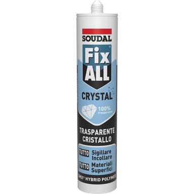 SILICONE IBRIDO FIX ALL CRYSTAL 290ML TRASPARENTE