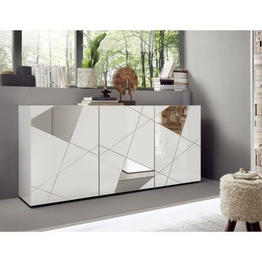 MADIA VITTORIA 181X42XH84CM 3 ANTE BIANCO LUCIDO C