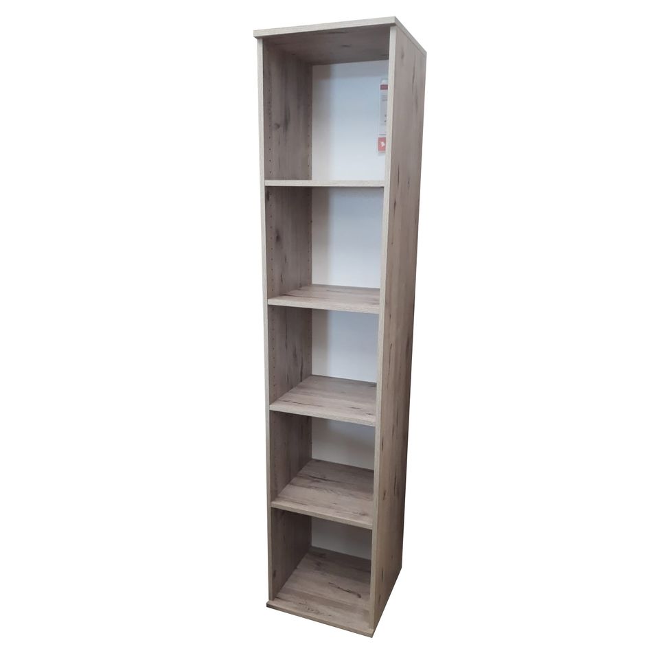 libreria-5-ripiani-40x40xh186cm-rovere-wellington