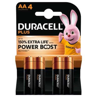 PILA STILO AA DURACELL PLUS POWERBOOST 4PZ