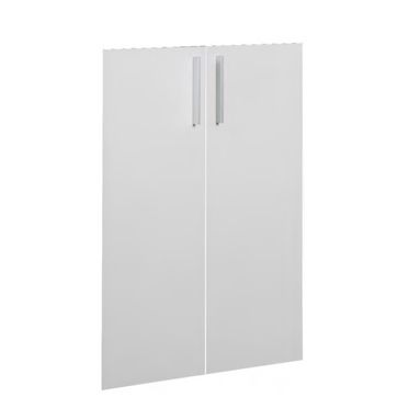 COPPIA ANTE STAMPA 72XH103CM BIANCHE LACCATE