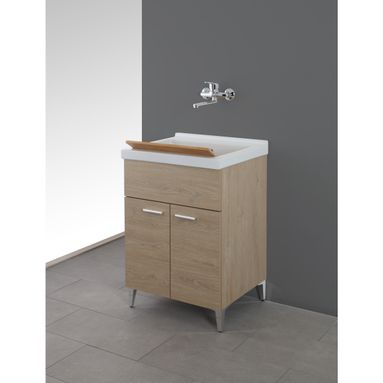 LAVATOIO STELLA 60X50XH82CM ROVERE DOLOMITE.