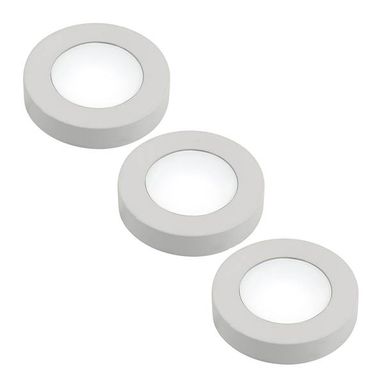 KIT 3PZ FARETTI LED BLITZ BIANCHI 3X5W 3X350LM 400