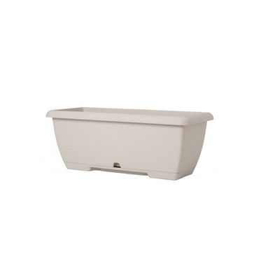 CASSETTA OVALE CALABRIA 62X41XH27CM BIANCO PERLA C