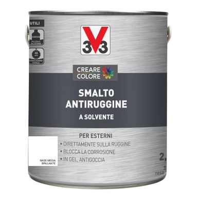 SMALTO ANTIRUGGINE 2,5L BRILL. BASE MEDIA