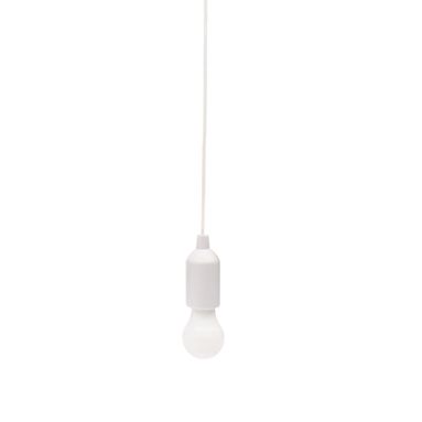 PENDEL LED PULL LIGHT H90CM BIANCO A BATTERIA.