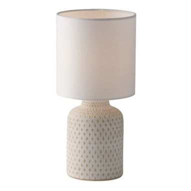 LAMPADA DA TAVOLO RAVELLO E14 D.15XH32CM BIANCA.