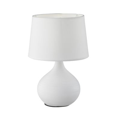 LAMPADA DA TAVOLO MARTIN E14 D.20XH29CM BIANCA
