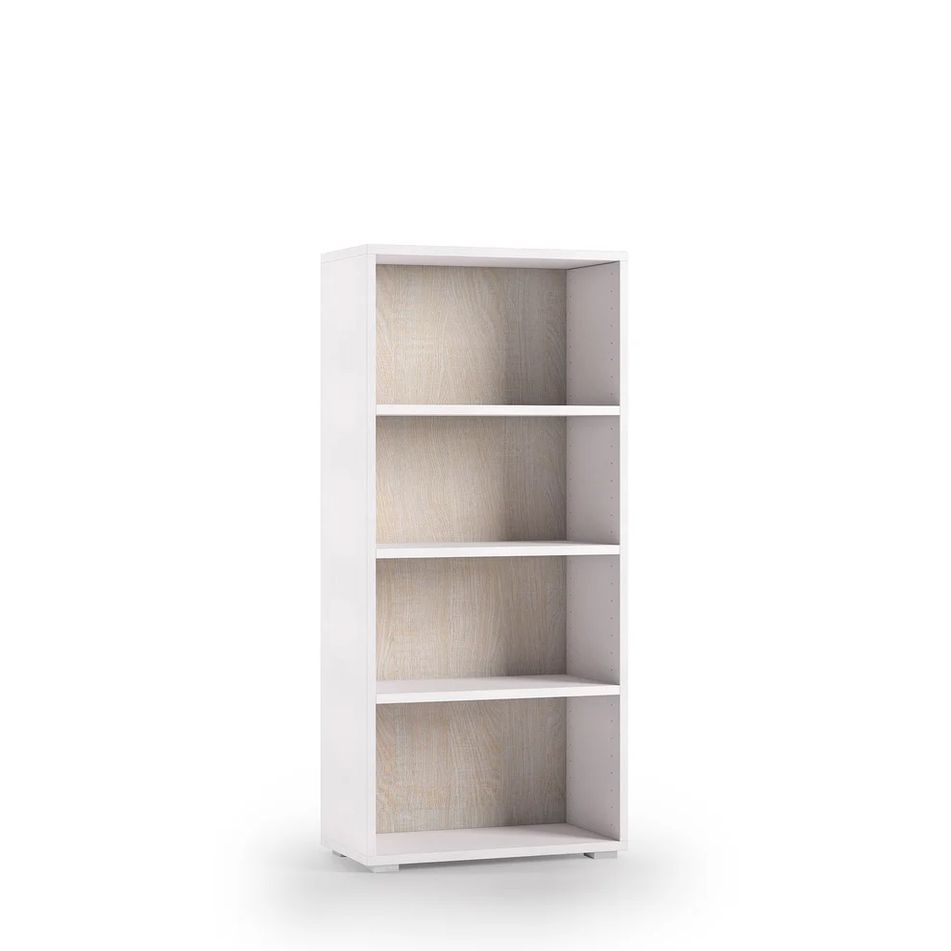 libreria-book-4-vani-60x30xh120cm-bianca-slash-rovere