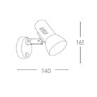 spot-carrera-e27-188xh14cm-bianco