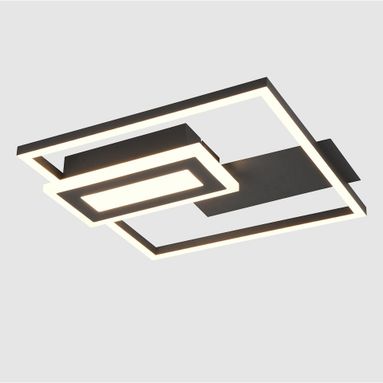 PLAFONIERA LED SPIRO 22W 33CM NERA