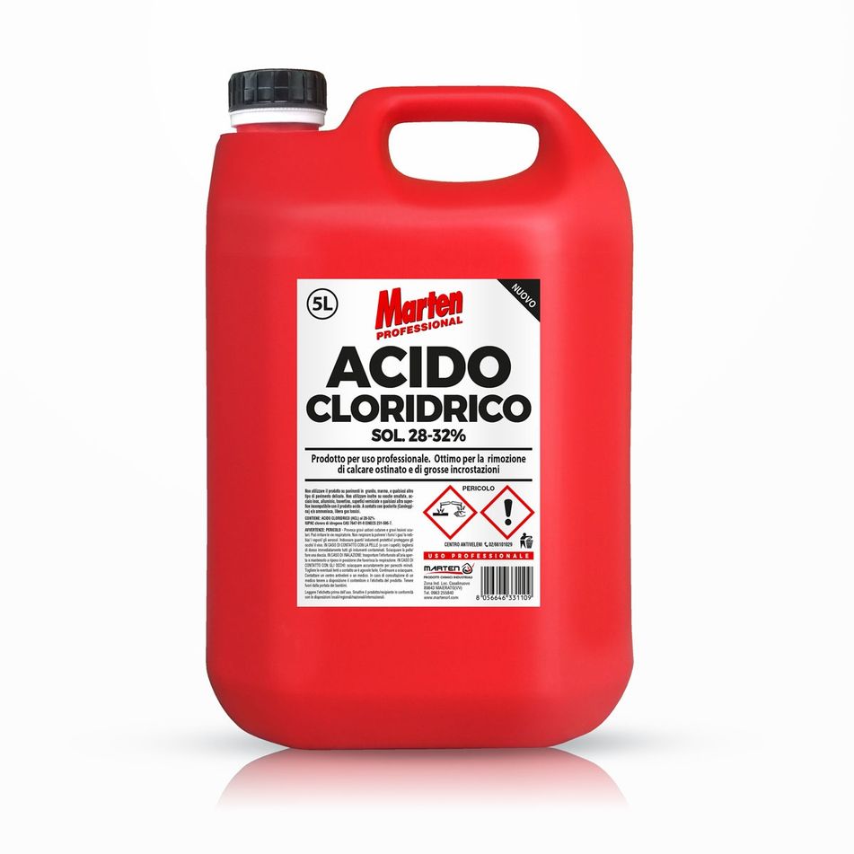 ACIDO CLORIDRICO 28/32% 5L | Bricomarket