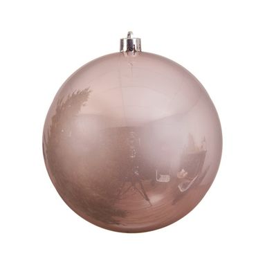 SFERA NATALIZIA ROSA 14CM.