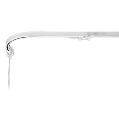BINARIO CURVATO BIANCO CM.200