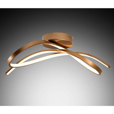PLAFONIERA LED ASIA 30W 3000K 49X26XH18CM ORO