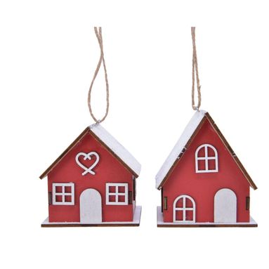 APPENDINO CASETTA IN LEGNO ROSSA.