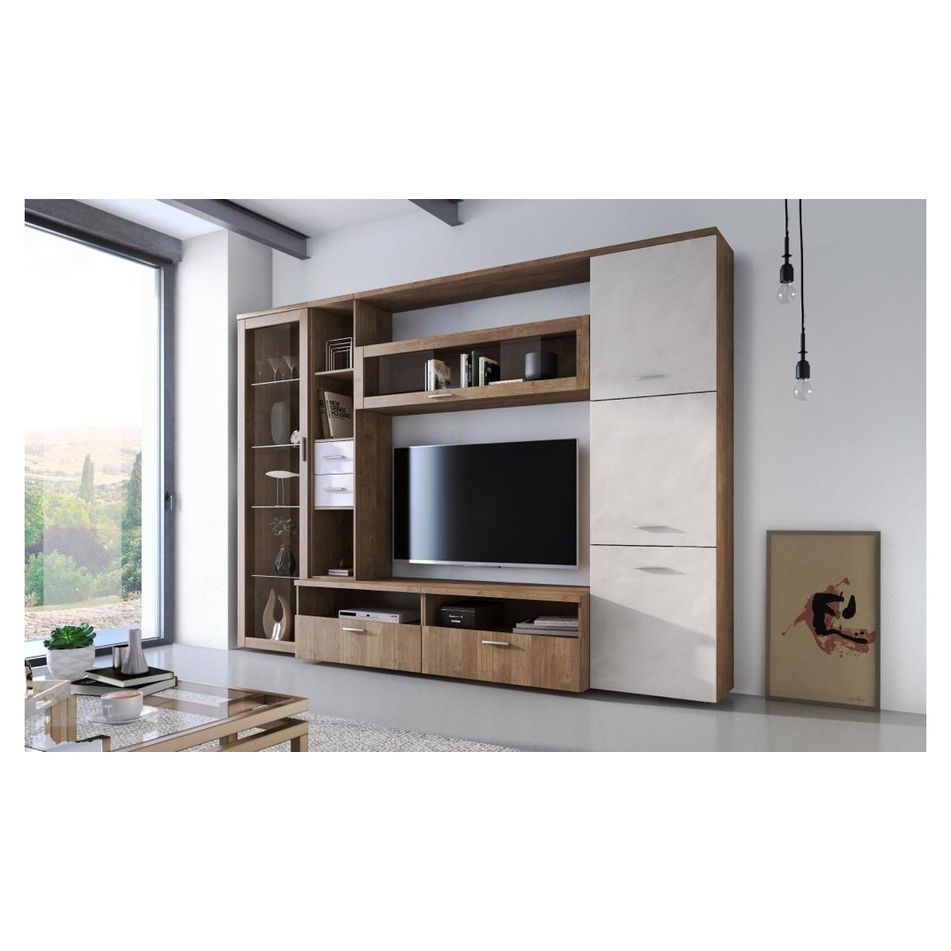 parete-hercules-270x50xh213cm-noce-slash-spatolato