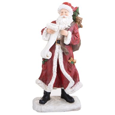 BABBO NATALE CON PERGAMENA H.33,5 CM