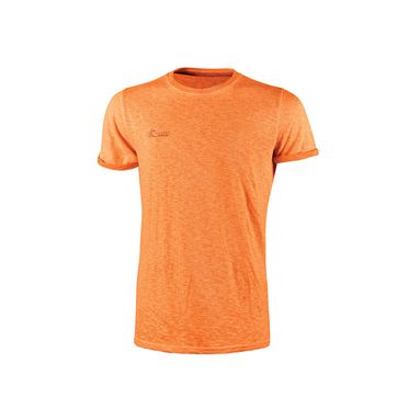 T-SHIRT FLUO ORANGE MANICA CORTA