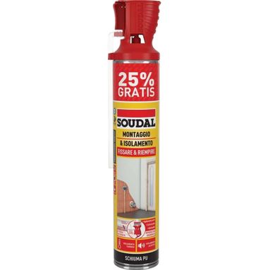 SCHIUMA POLIURETANICA MONTAGGIO-ISOLAMENTO 750ML.