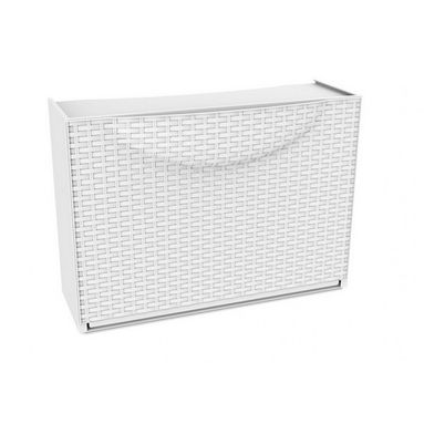 SCARPIERA HARMONY RATTAN BIANCO 51X19XH39CM