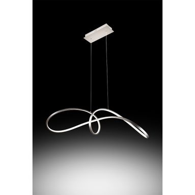 LAMPADARIO LED EVEN 40W 4000K 94X27XH120CM NICHEL