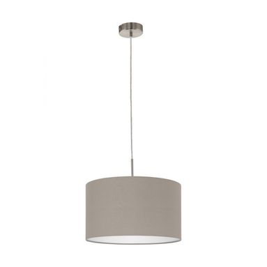 LAMPADARIO PASTERI E27 38XH110CM NICHEL SATINATA