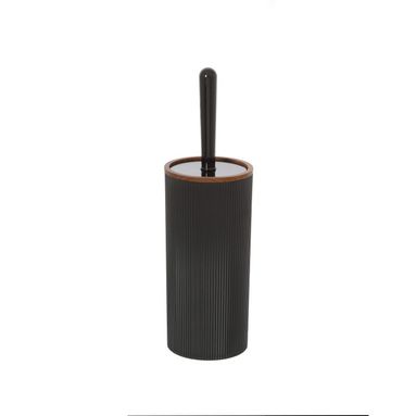 PORTASCOPINO LONDON H34CM NERO / LEGNO.